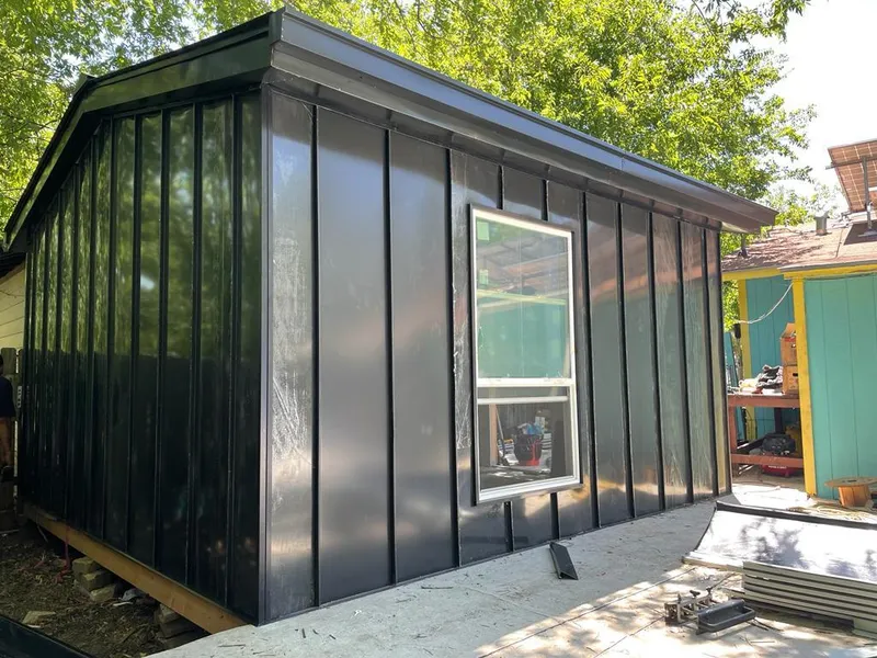 Black standing seam metal wall panels for Roof Inspection in Mount Vernon